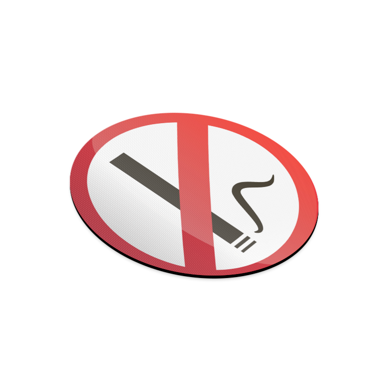 no_smoking Round Mousepad