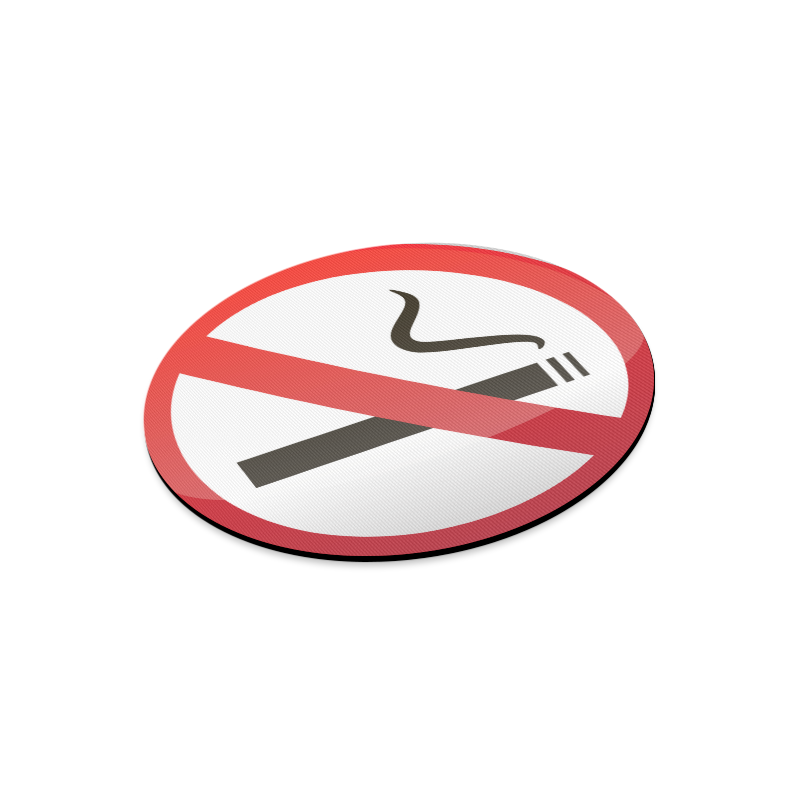 no_smoking Round Mousepad