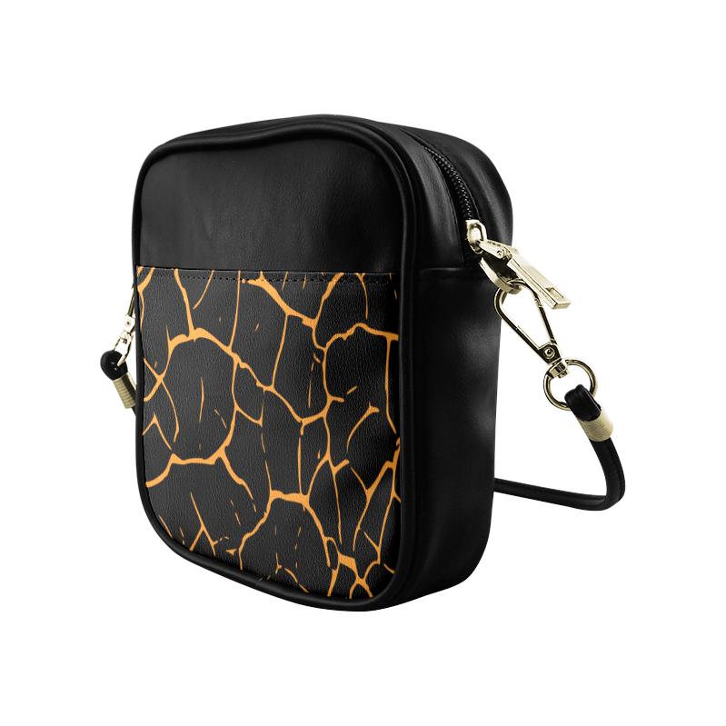 abstract animal skin Sling Bag (Model 1627)