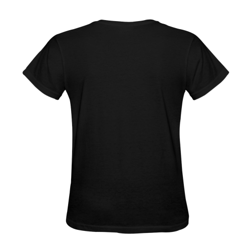 Ghost Secular Haze Pattern Design Custom Sunny Women's T-shirt (Model T05)
