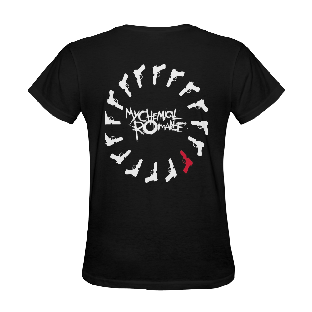 My Chemical Romance Logo Music Band Sunny Women's T-shirt (Model T05)