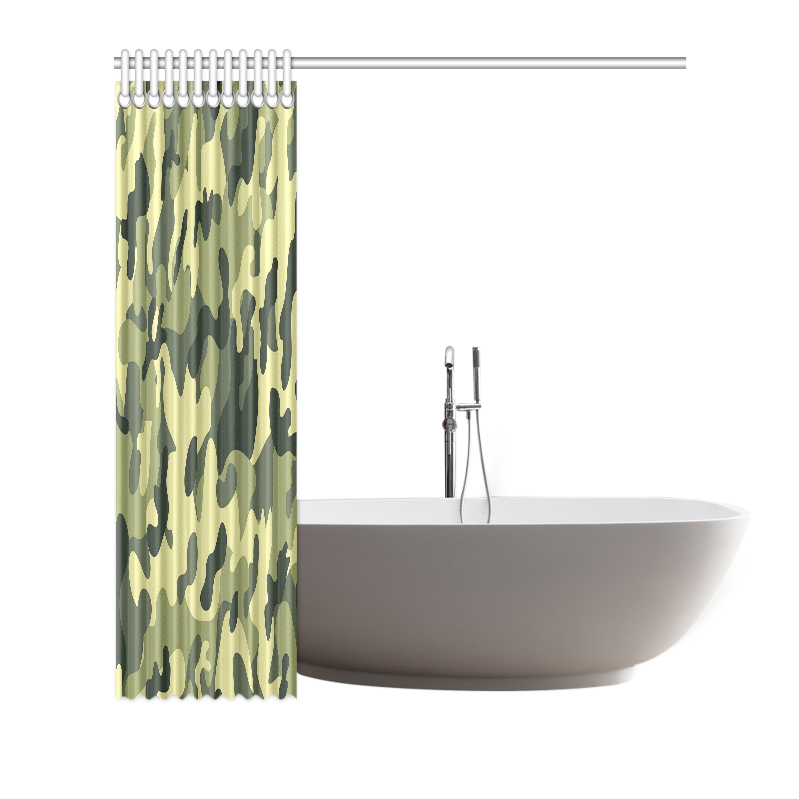Camouflage Shower Curtain 66"x72"