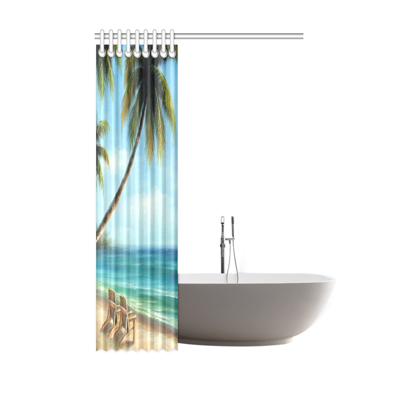 Beach Shower Curtain 48"x72"