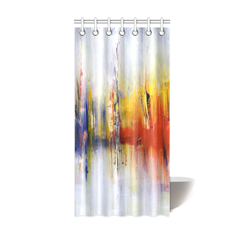Abstract Colorful Paintings or Graffiti Design Shower Curtain 36"x72"