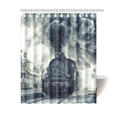Steam Train Shower Curtain 60"x72"