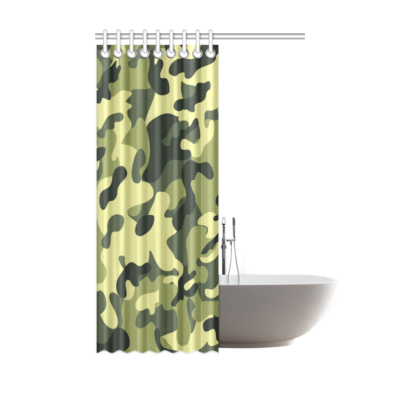 Forest Camouflage Shower Curtain 48"x72"