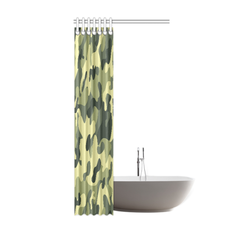 Camouflage Shower Curtain 36"x72"