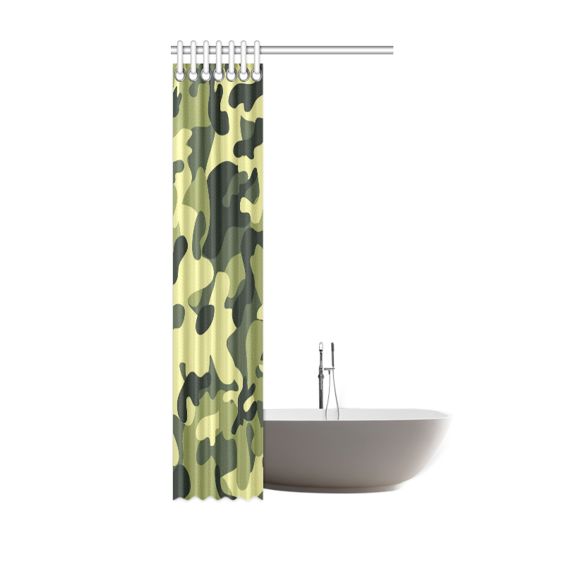 Forest Camouflage Shower Curtain 36"x72"