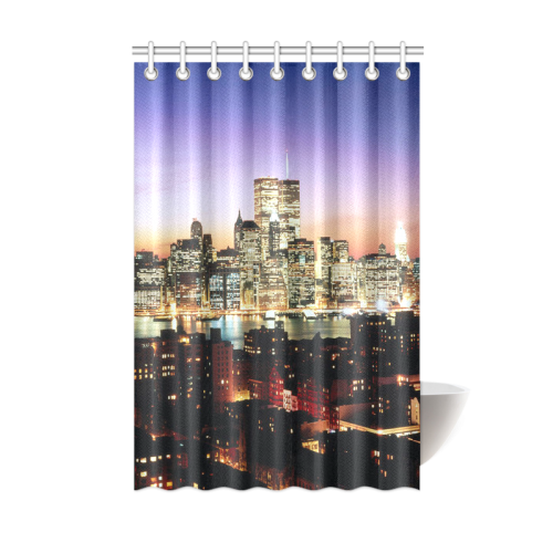 New York City Night Shower Curtain 48"x72"