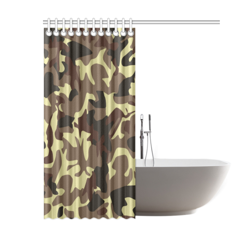 Army Camouflage Shower Curtain 60"x72"