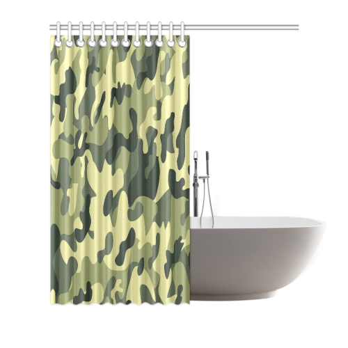 Camouflage Shower Curtain 66"x72"
