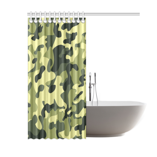 Forest Camouflage Shower Curtain 60"x72"
