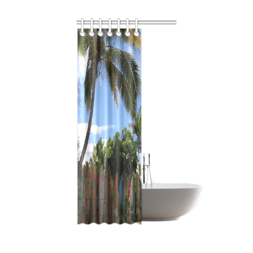 Surfboard Shower Curtain 36"x72"