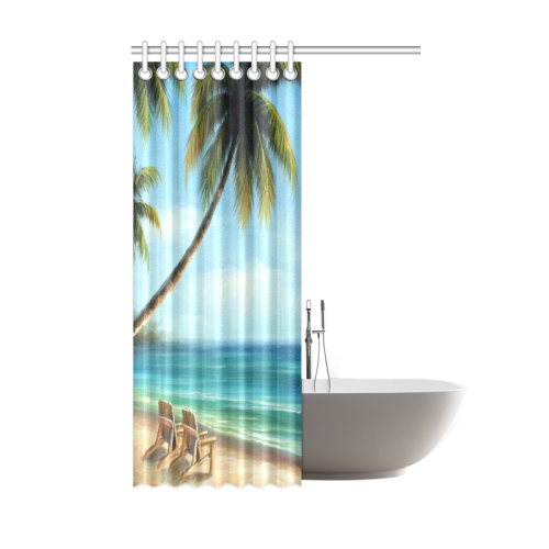 Beach Shower Curtain 48"x72"