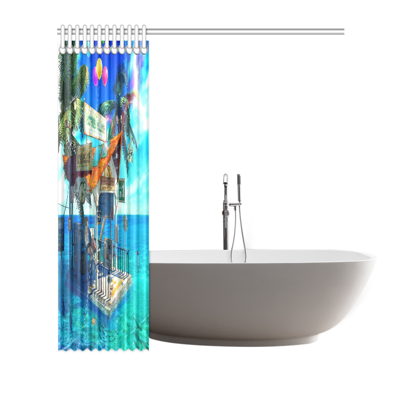 Anime Scenery Shower Curtain 66"x72"