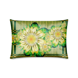 Realism beautiful flower pattern Custom Zippered Pillow Case 16"x24"(Twin Sides)