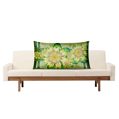 Realism beautiful flower pattern Rectangle Pillow Case 20"x36"(Twin Sides)