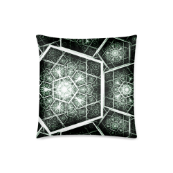 Retro geometric art graphics Custom Zippered Pillow Case 18"x18"(Twin Sides)