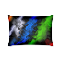 Natural flow of color Custom Zippered Pillow Case 16"x24"(Twin Sides)