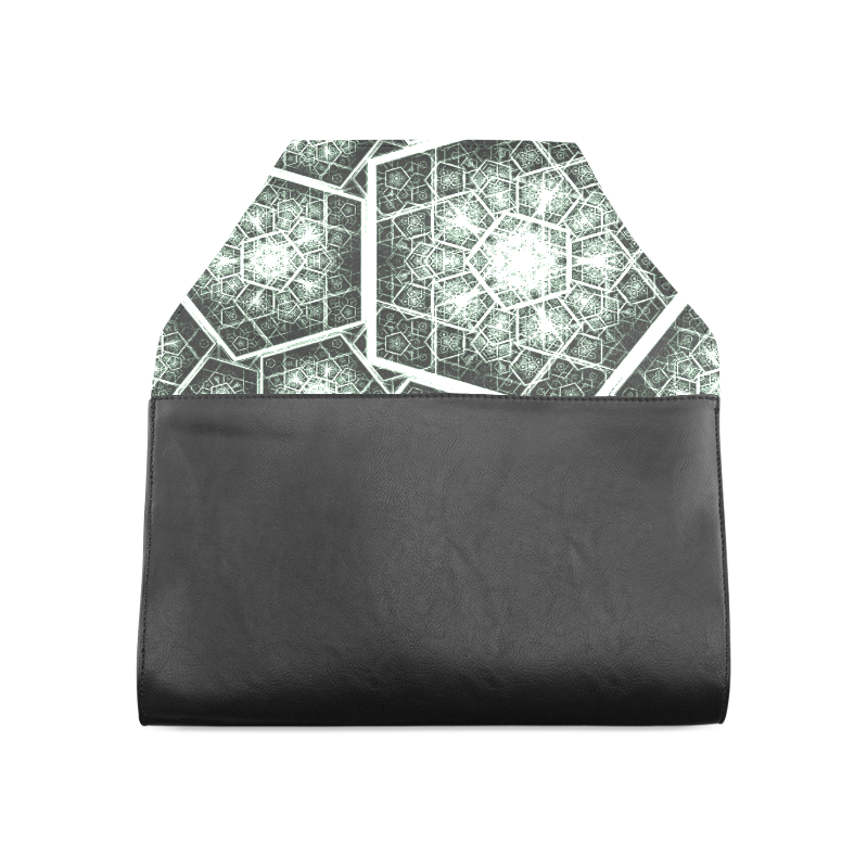 Retro geometric art graphics Clutch Bag (Model 1630)