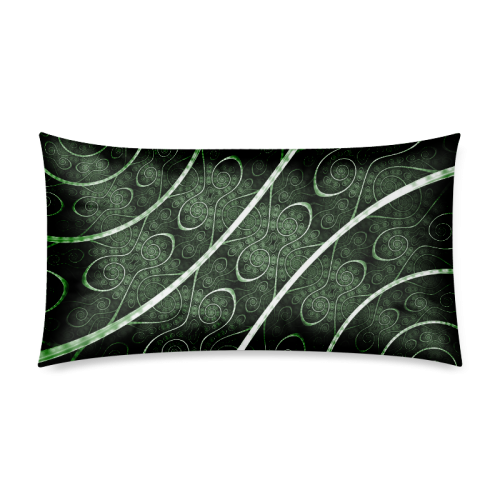 Beautiful curve texture pattern Rectangle Pillow Case 20"x36"(Twin Sides)