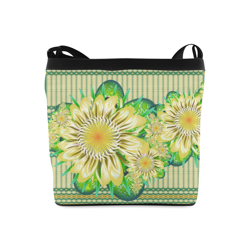 Realism beautiful flower pattern Crossbody Bags (Model 1613)