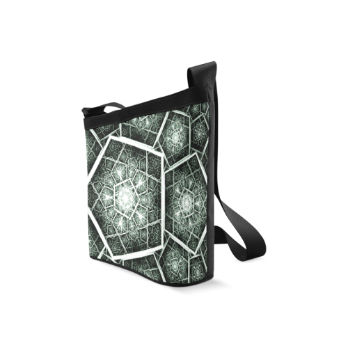 Retro geometric art graphics Crossbody Bags (Model 1613)