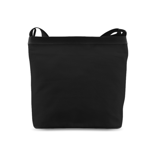 Black Polka Dot Design Crossbody Bags (Model 1613)