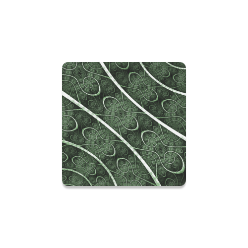 Beautiful curve texture pattern Square Coaster