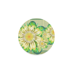 Realism beautiful flower pattern Round Coaster