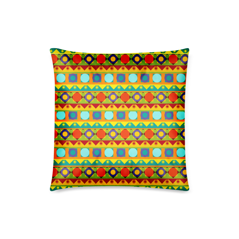 Rural pattern Custom Zippered Pillow Case 18"x18"(Twin Sides)