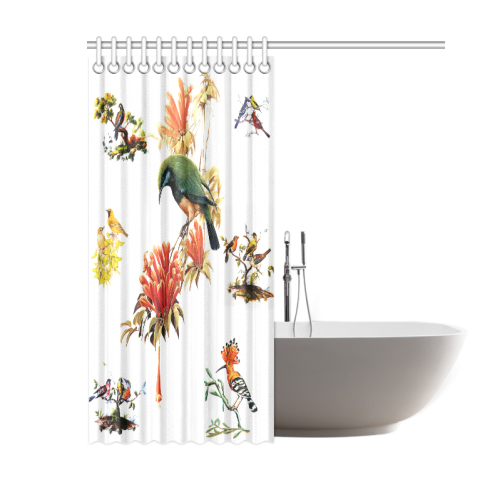 Pretty Bird Shower Curtain 60"x72" ID D38079