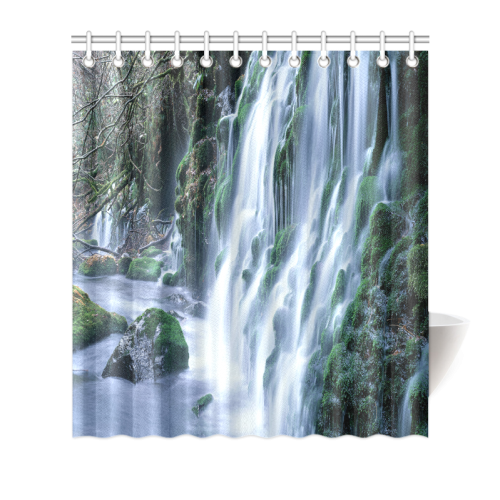 Rocks on the guts Shower Curtain 66"x72"
