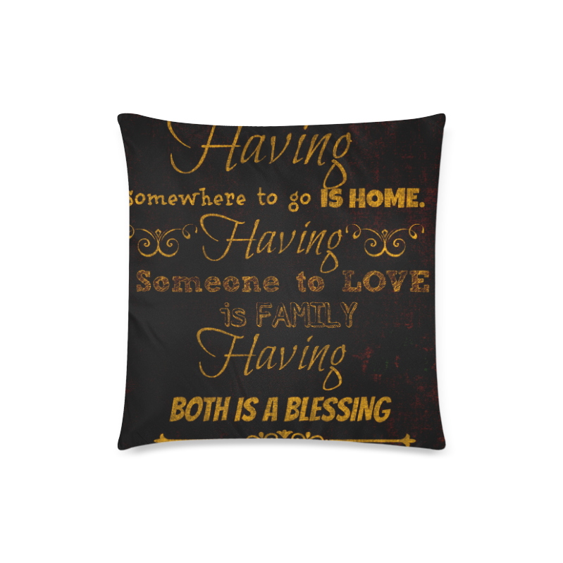 About love and marriage 4 Custom Zippered Pillow Case 18"x18"(Twin Sides)