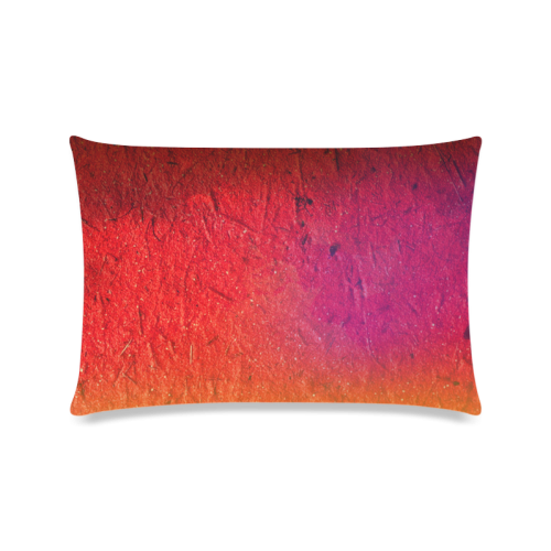 Abstract Painting Design Custom Zippered Pillow Case 16"x24"(Twin Sides)
