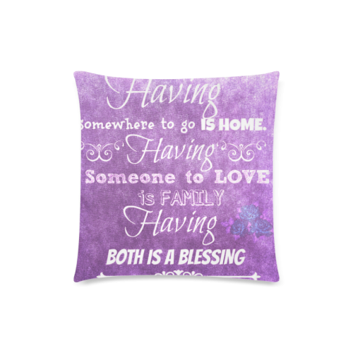 About love and marriage 2 Custom Zippered Pillow Case 18"x18"(Twin Sides)