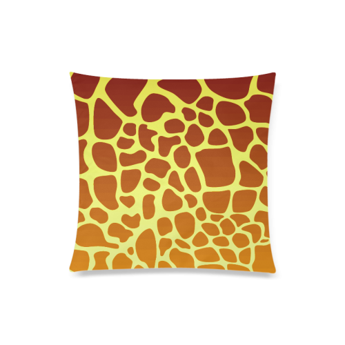 Animal Texture Custom Zippered Pillow Case 20"x20"(Twin Sides)
