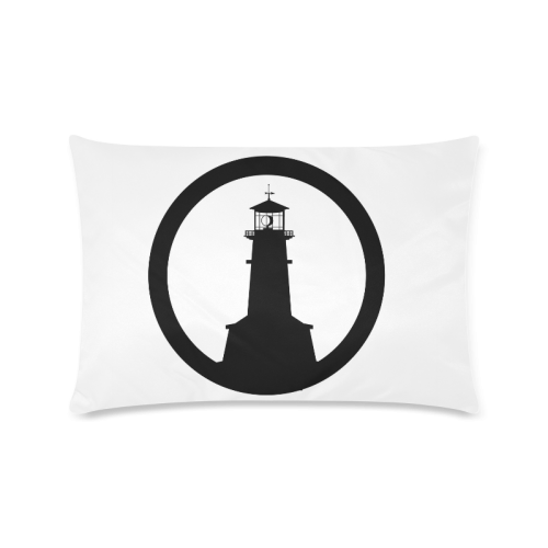 Lighthouse Custom Zippered Pillow Case 16"x24"(Twin Sides)