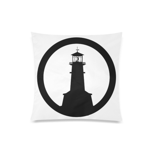 Lighthouse Custom Zippered Pillow Case 20"x20"(Twin Sides)