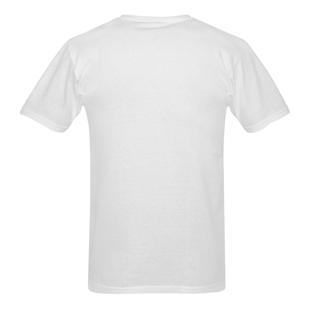 Black and White Owl Sunny Men's T- shirt (Model T06)