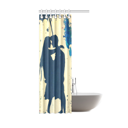 color of life original Shower Curtain 36"x72"