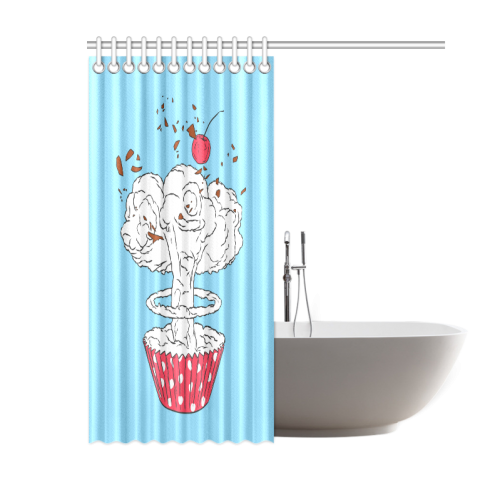 The cake's bomb Shower Curtain 60"x72"