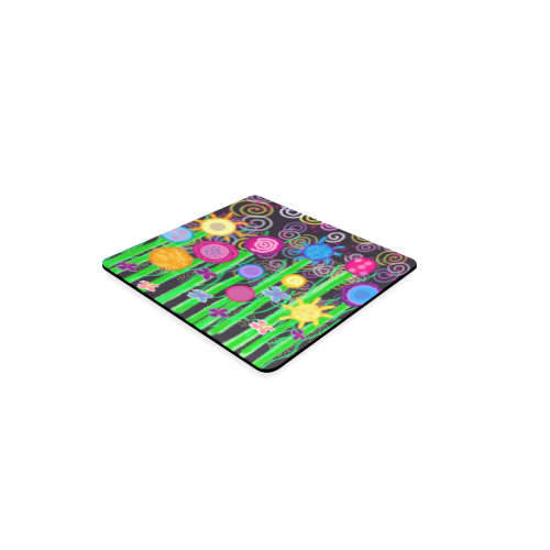Magical Flowers Square Coaster