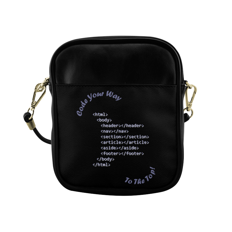 Code Your Way (Light) Sling Bag (Model 1627)