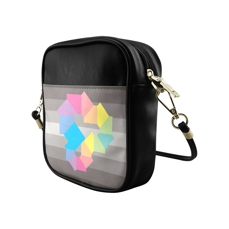Square Spectrum (Rainbow) Sling Bag (Model 1627)