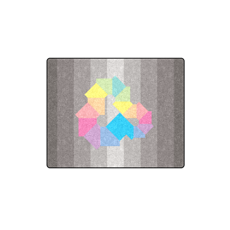 Square Spectrum (Rainbow) Blanket 40"x50"