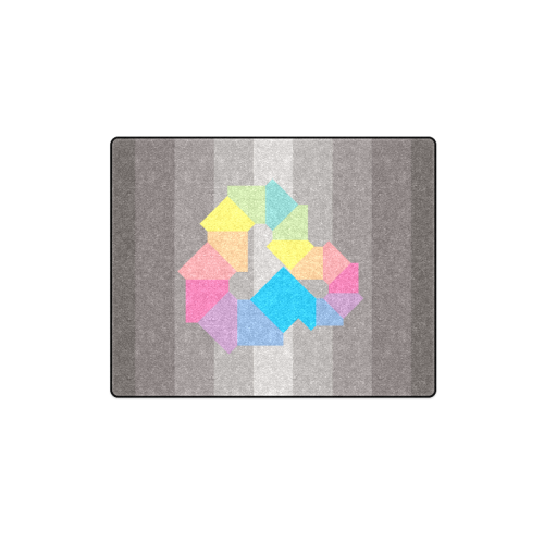 Square Spectrum (Rainbow) Blanket 40"x50"