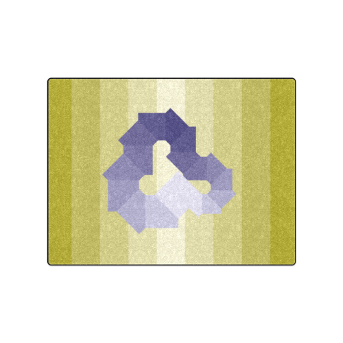 Square Spectrum (Violet) Blanket 50"x60"