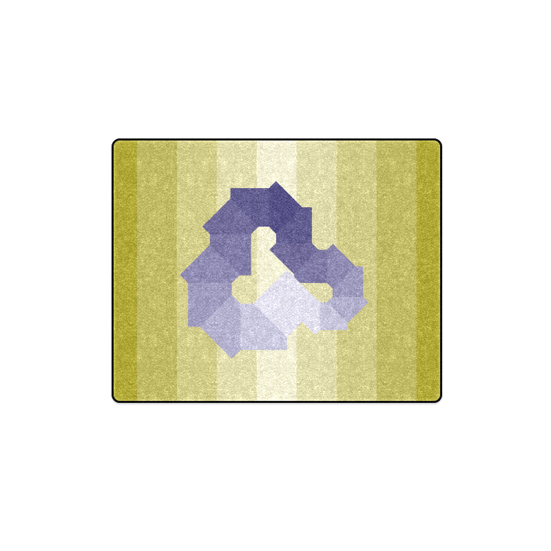 Square Spectrum (Violet) Blanket 40"x50"