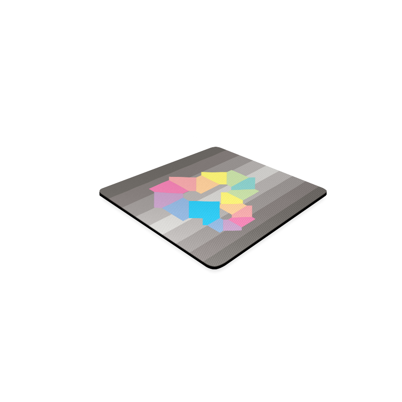 Square Spectrum (Rainbow) Square Coaster